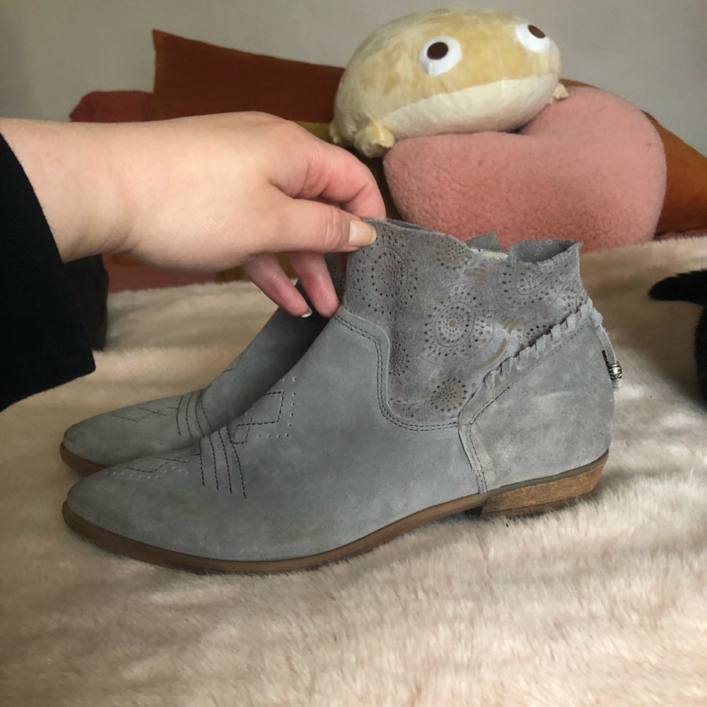 Grey Sundance Booties